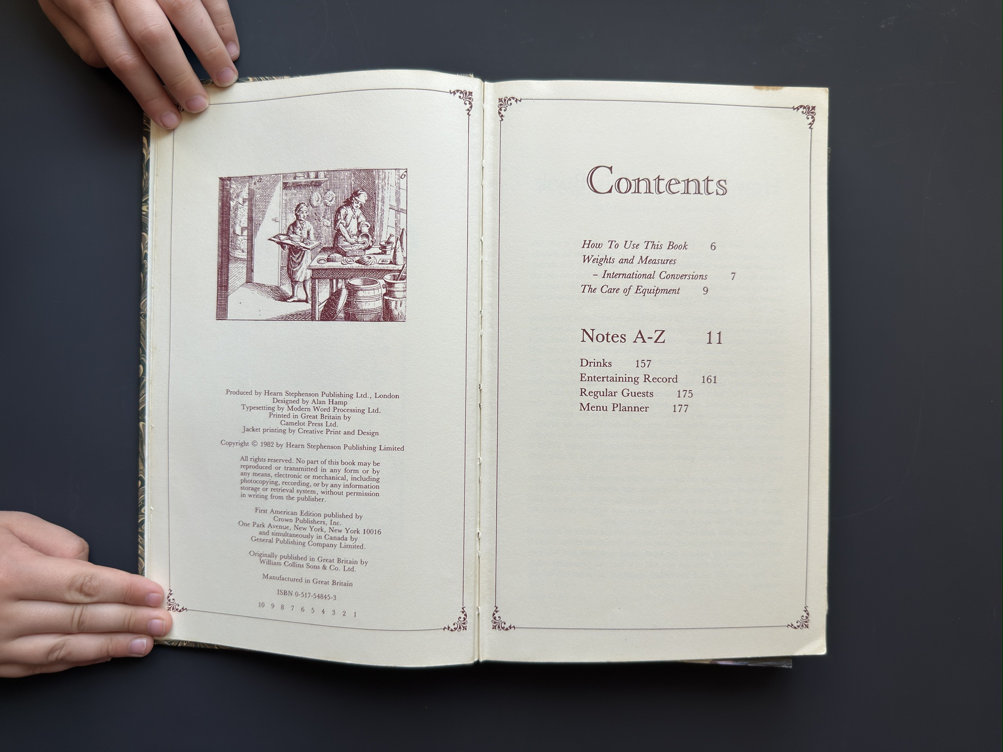 Copyright and contents, 1982