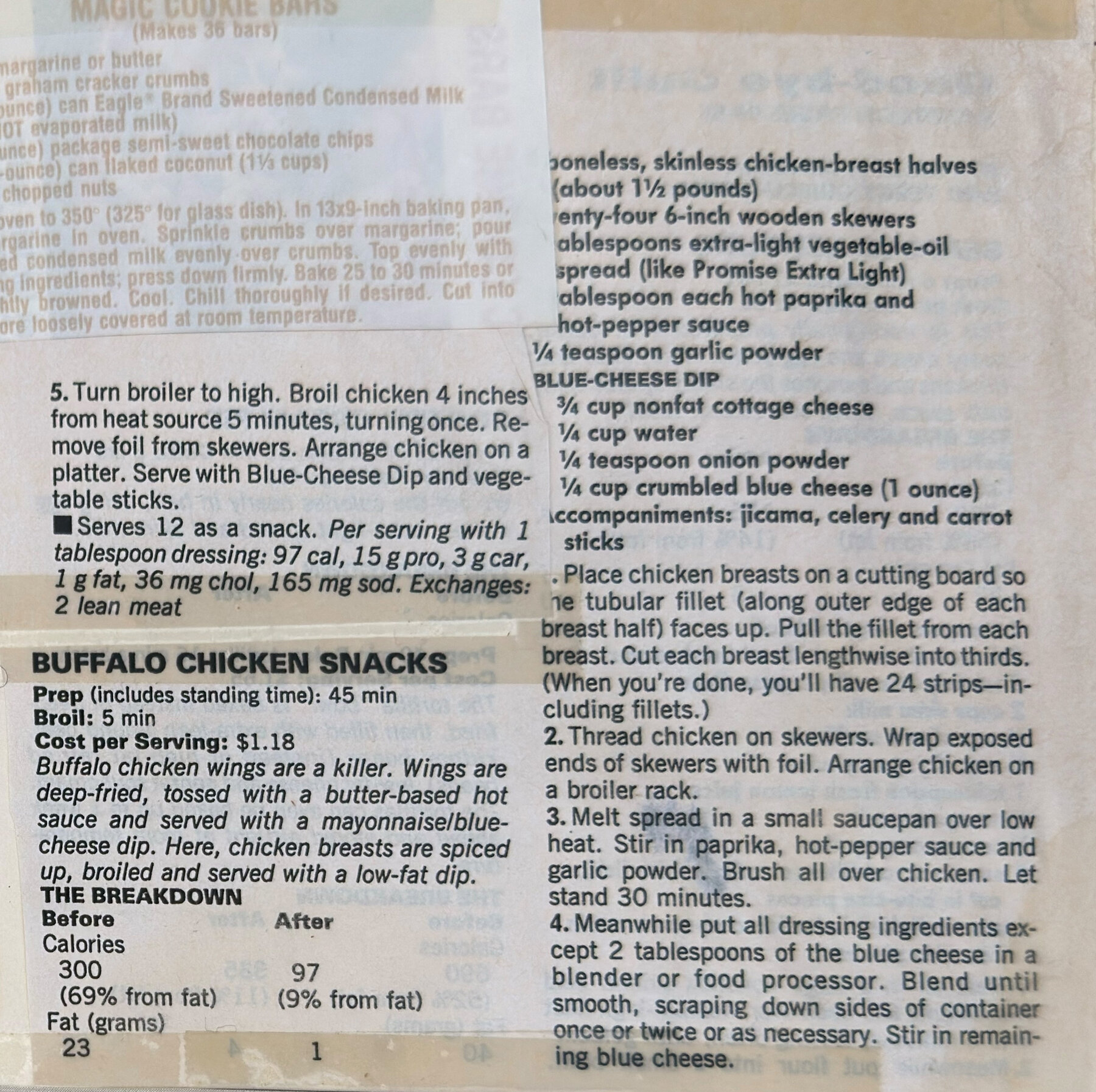 The original: Buffalo Chicken Snacks