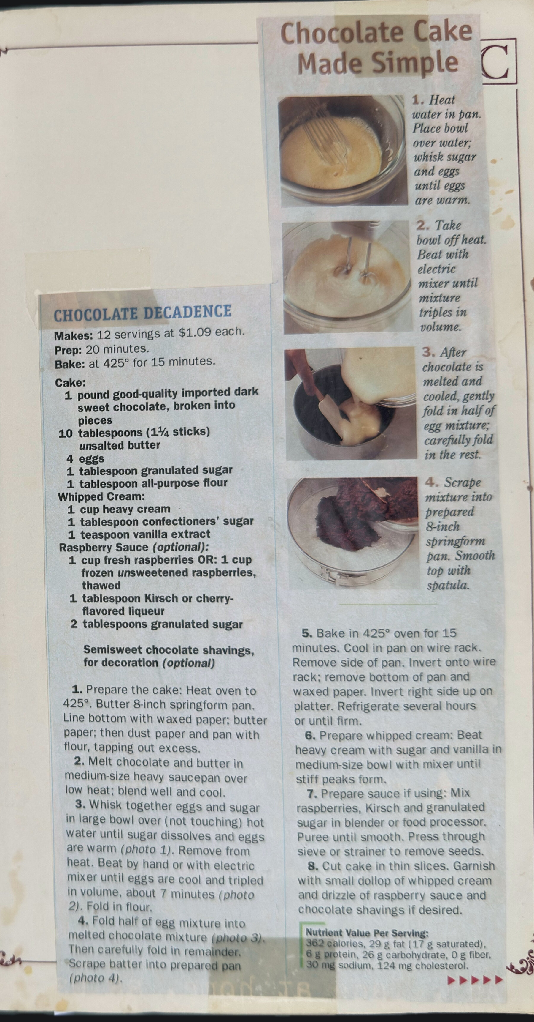 The original: Chocolate Decadence