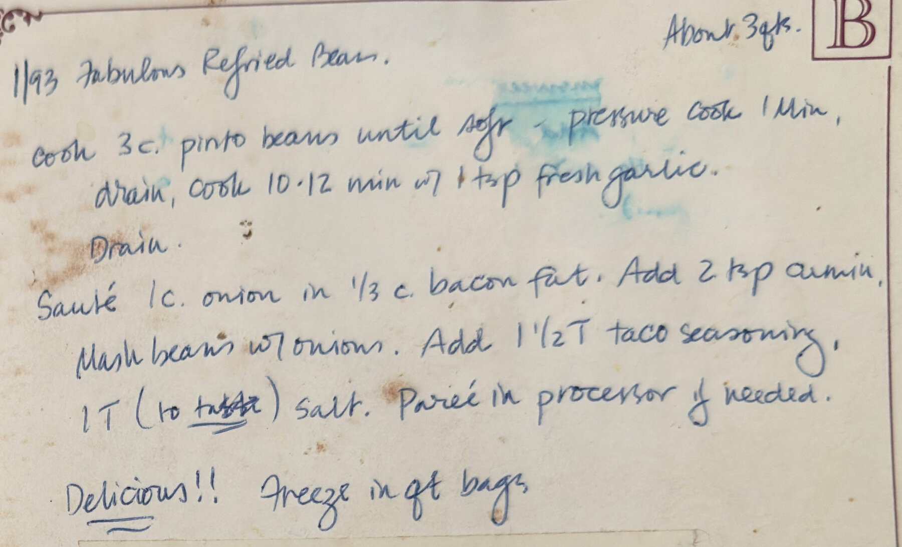 The original: Fabulous Refried Beans