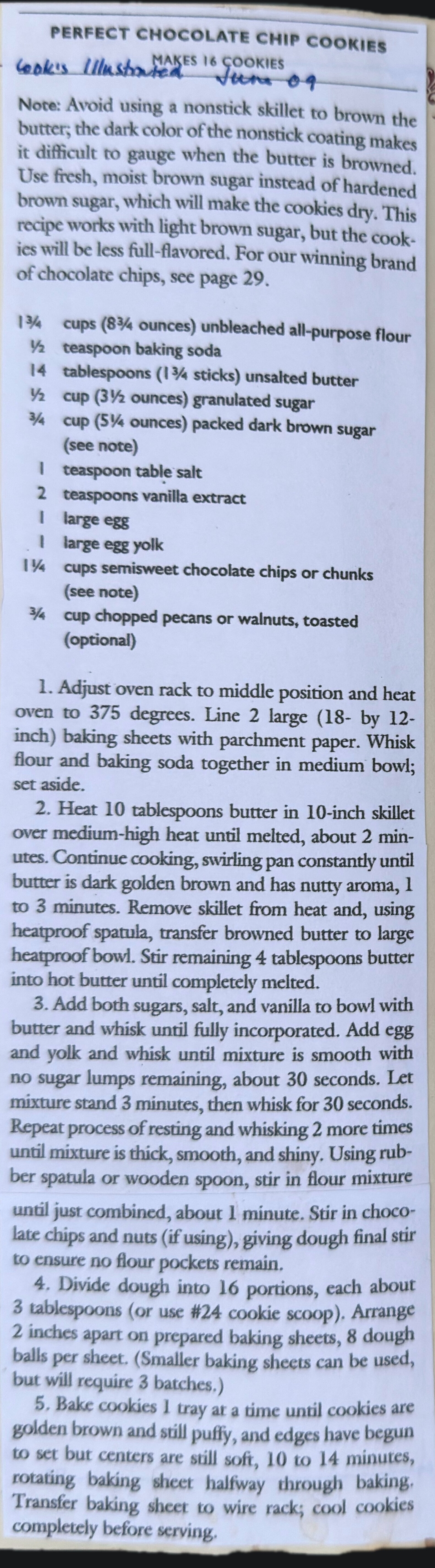 The original: Perfect Chocolate Chip Cookies