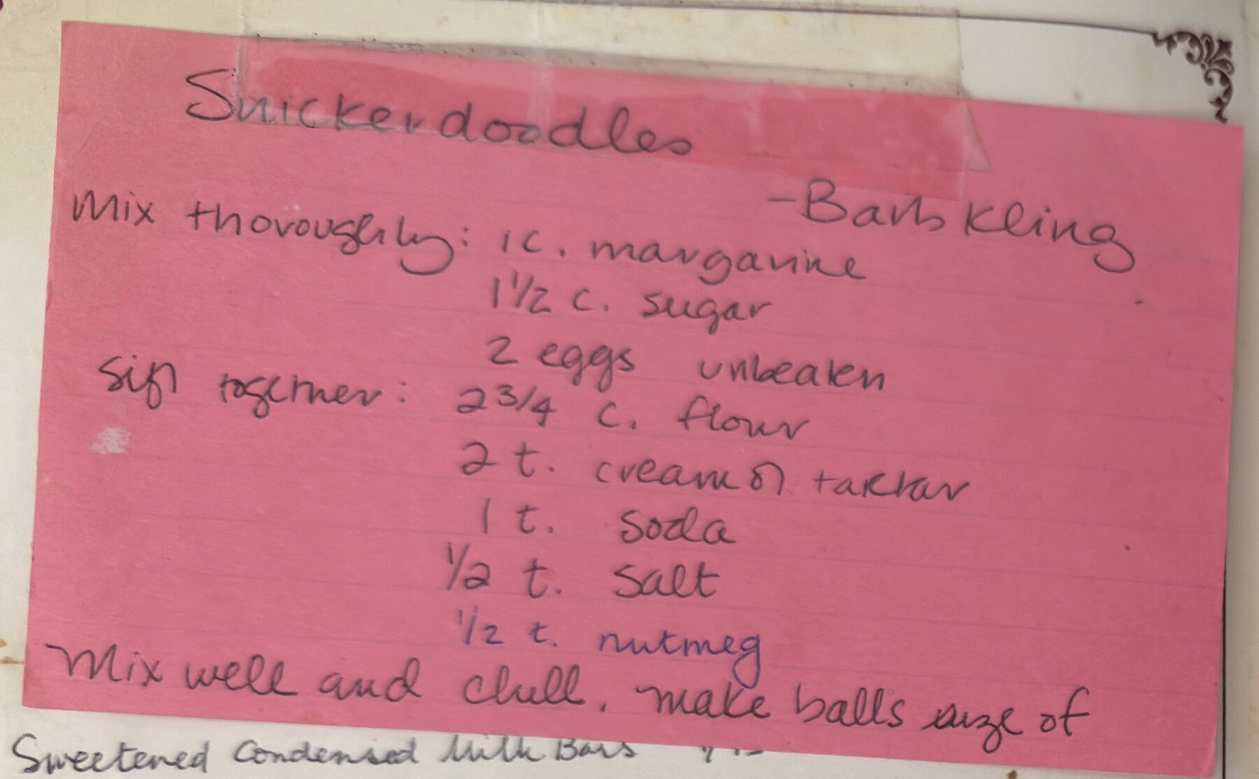 The original: Snickerdoodles